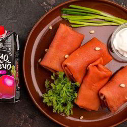 Рецепт Блинчиков со свекольным соком