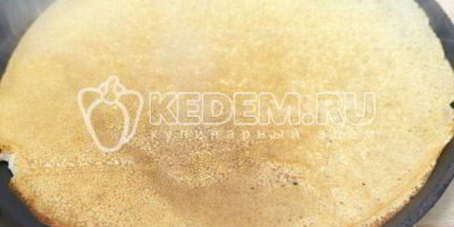 Рецепт блинов фаршированных мясом и овощами