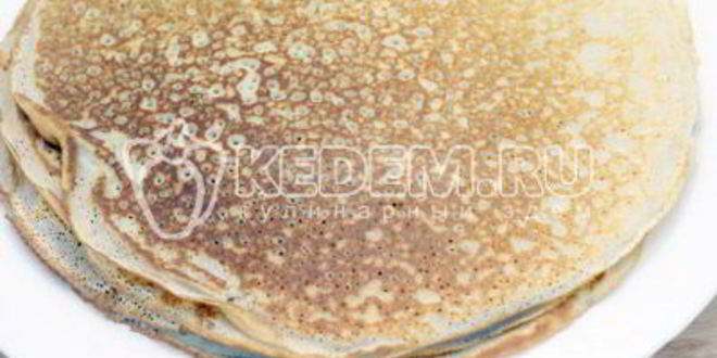 Рецепт блинов фаршированных мясом и овощами