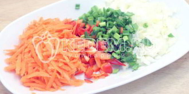 Рецепт блинов фаршированных мясом и овощами