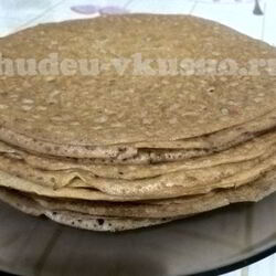 Рецепт Блинов из цельнозерновой муки