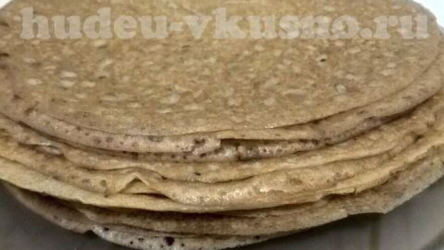 Рецепт блинов из цельнозерновой муки