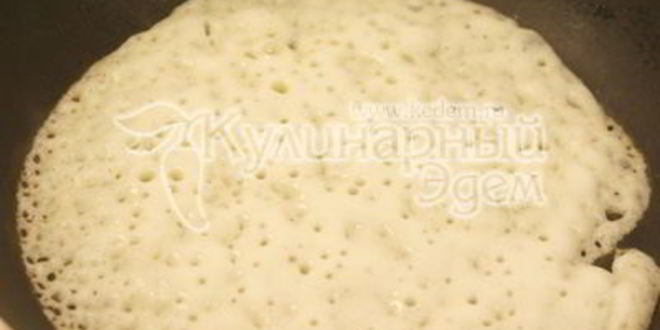 Рецепт блинов кислых