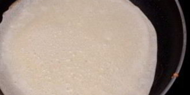 Рецепт блинов на молоке с творогом