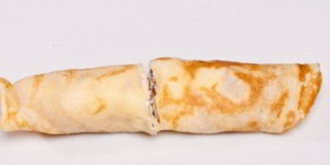 Рецепт блинов на молоке с творогом