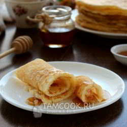 Рецепт Блинов на сухих дрожжах