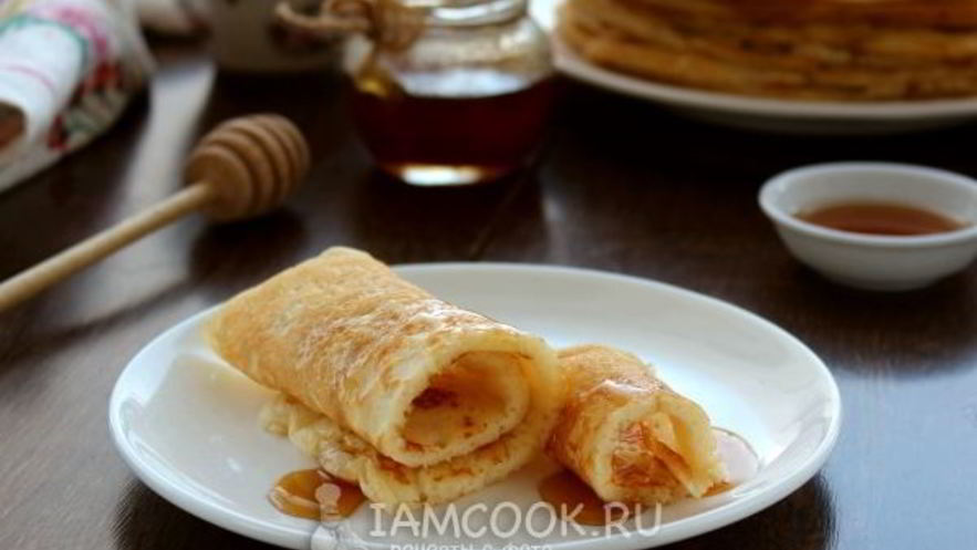 Рецепт блинов на сухих дрожжах