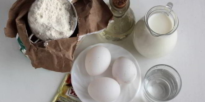 Рецепт блинов на сухих дрожжах