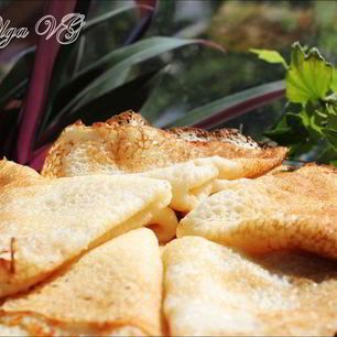 Рецепт Блинов на сыворотке без яиц