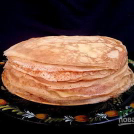 Рецепт Блинов на воде