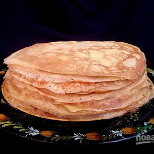 Рецепт Блинов на воде