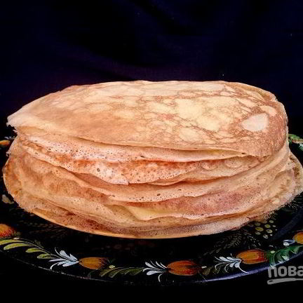 Рецепт Блинов на воде