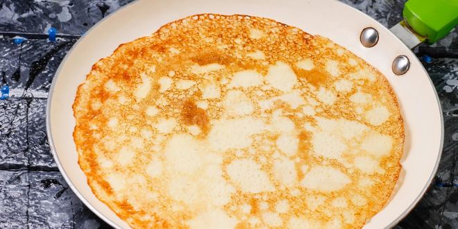 Рецепт блинов с дырочками с кипятком