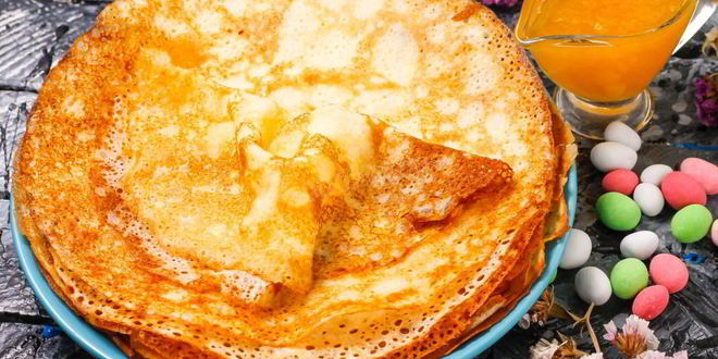 Рецепт блинов с дырочками с кипятком