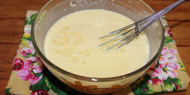 Рецепт блинов с ветчиной и сыром