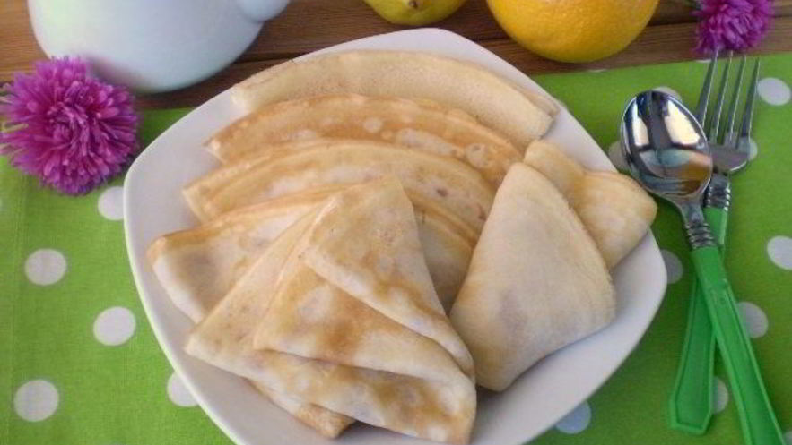 Рецепт блинов в бутылке