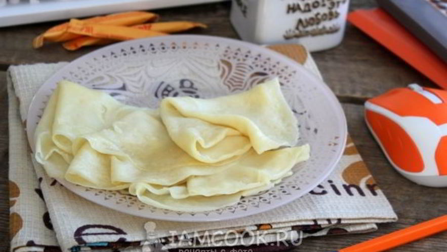 Рецепт блинов в микроволновке