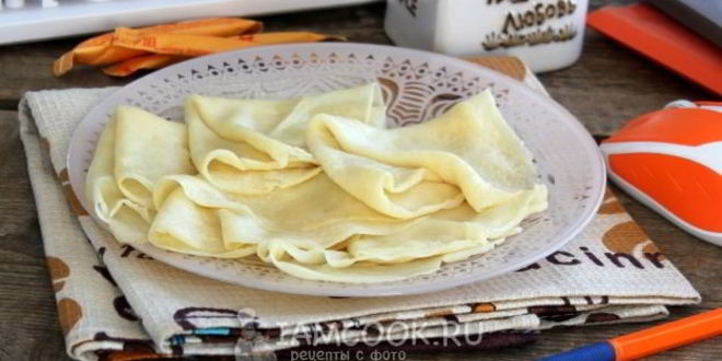 Рецепт блинов в микроволновке