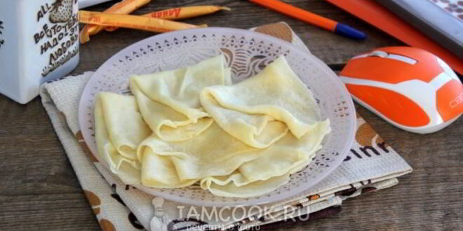 Рецепт блинов в микроволновке