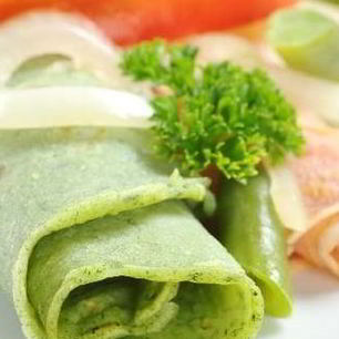 Рецепт Блинов зеленых с петрушкой