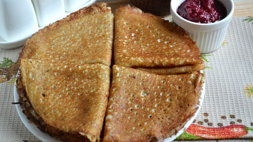 Рецепт быстрых дрожжевых блинов