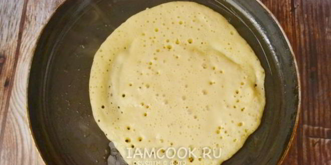 Рецепт гороховых блинов на кислом молоке и дрожжах