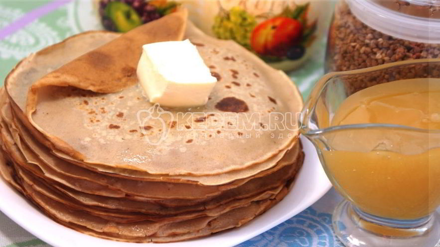 Рецепт гречневых блинов