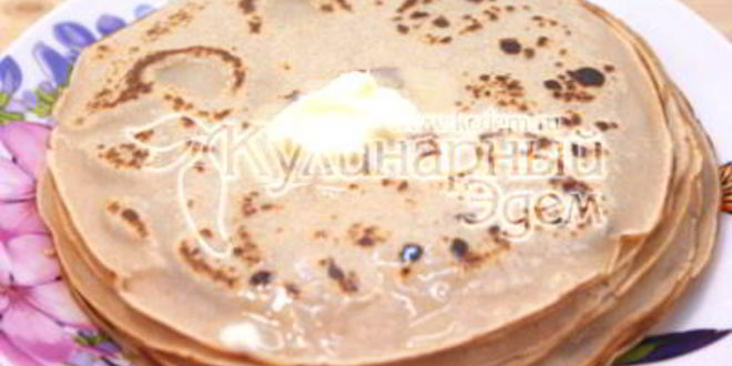 Рецепт гречневых блинов