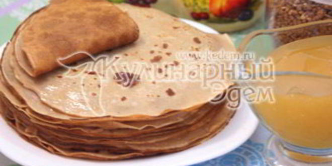 Рецепт гречневых блинов