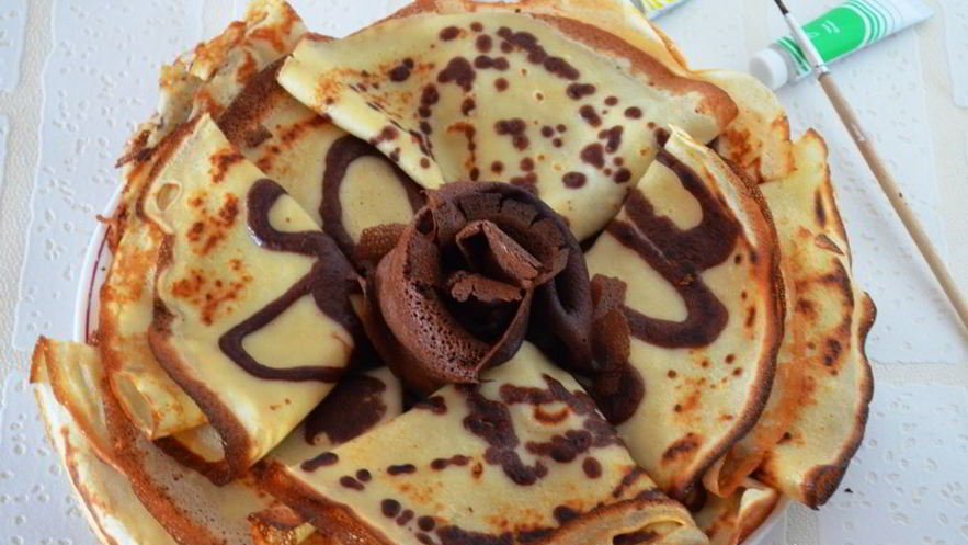 Рецепт художественных блинов