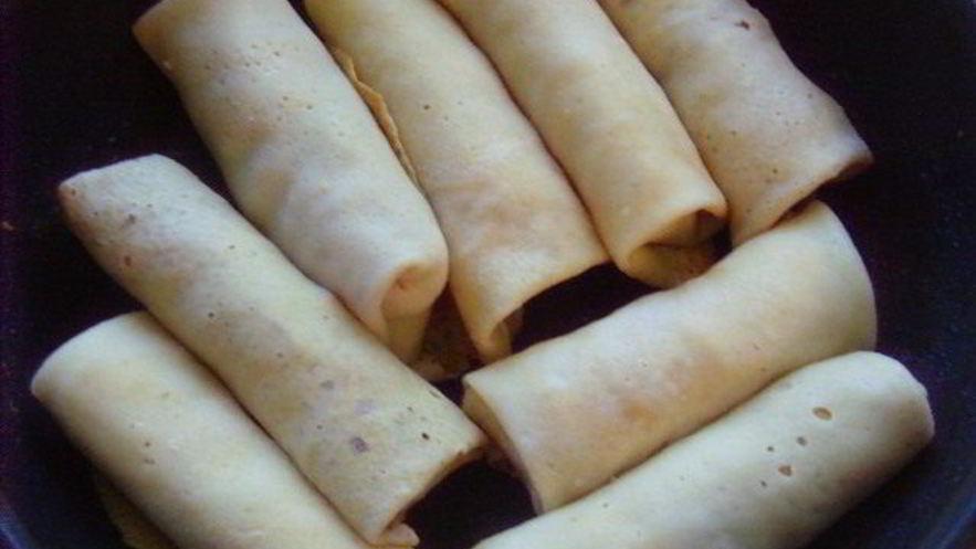 Рецепт налистников с мясом