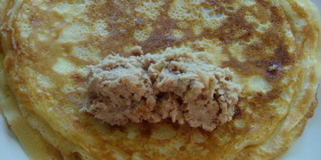 Рецепт налистников с мясом