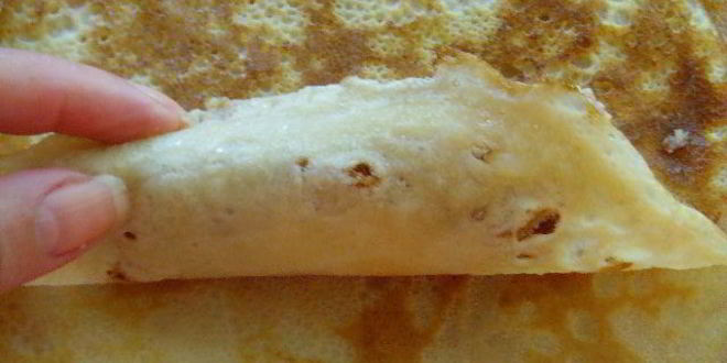 Рецепт налистников с мясом