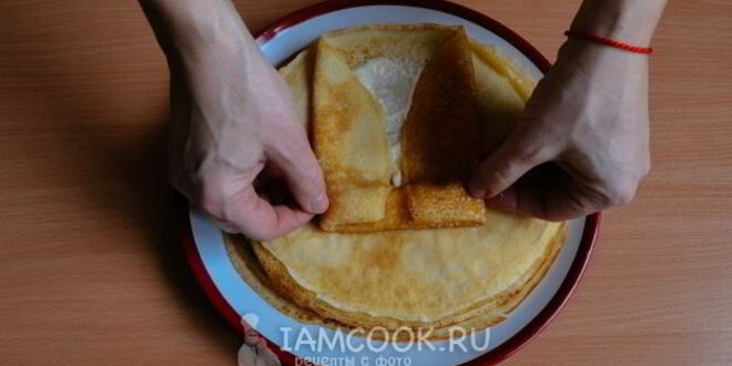 Рецепт налистников с творогом