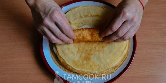 Рецепт налистников с творогом