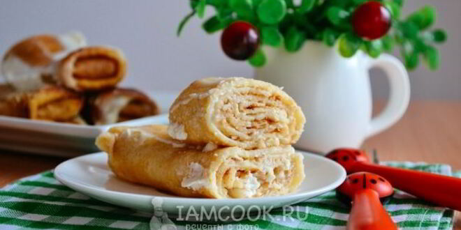Рецепт налистников с творогом