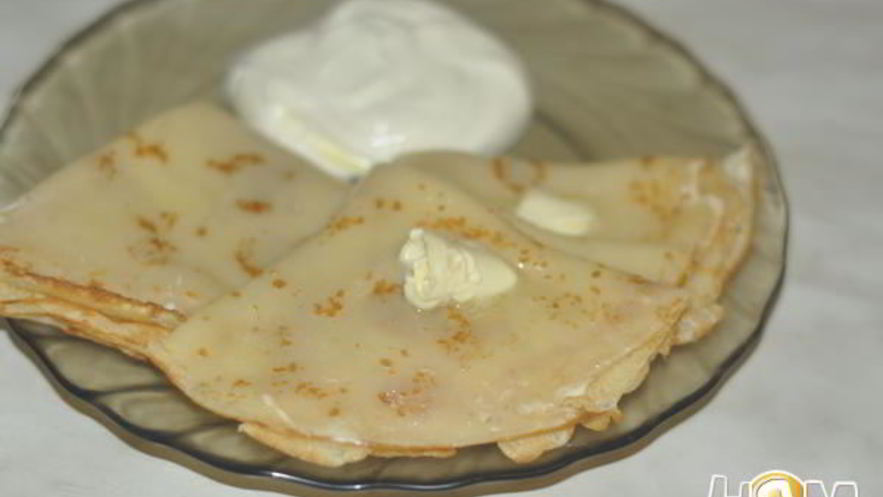 Рецепт нежных блинчиков