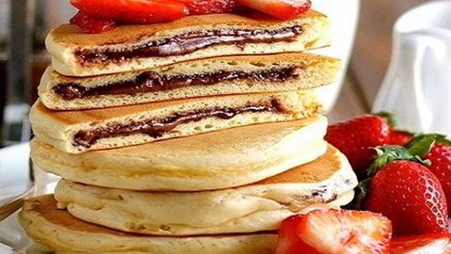 Рецепт панкейков с начинкой