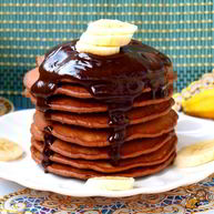 Рецепт Панкейков с шоколадом и кунжутом
