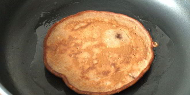 Рецепт панкейков с шоколадом и кунжутом