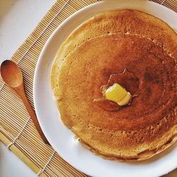 Рецепт Ржаных блинов на кефире с корицей и медом