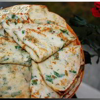 Рецепт Самых нежных и вкусные творожные блинчики с зеленью