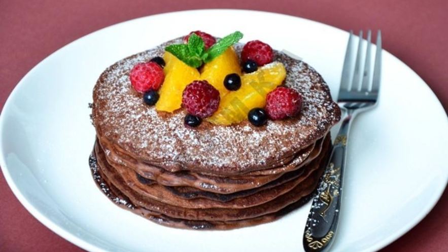 Рецепт шоколадных панкейков