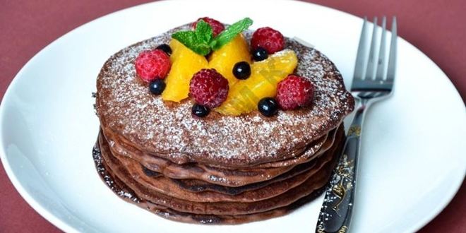Рецепт шоколадных панкейков