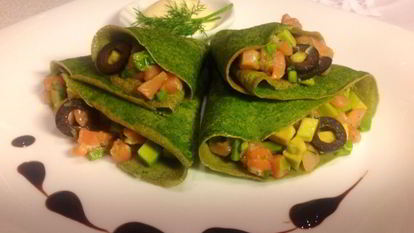 Рецепт Шпинатных блинчиков