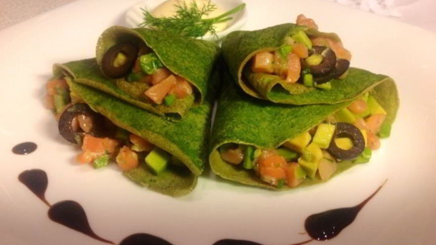 Рецепт шпинатных блинчиков