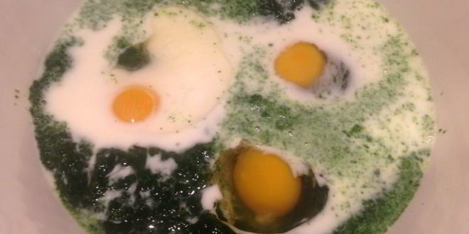 Рецепт шпинатных блинчиков