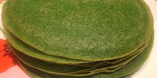 Рецепт шпинатных блинчиков