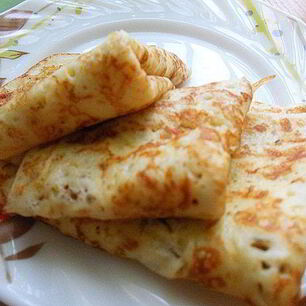 Рецепт Сырных блинов