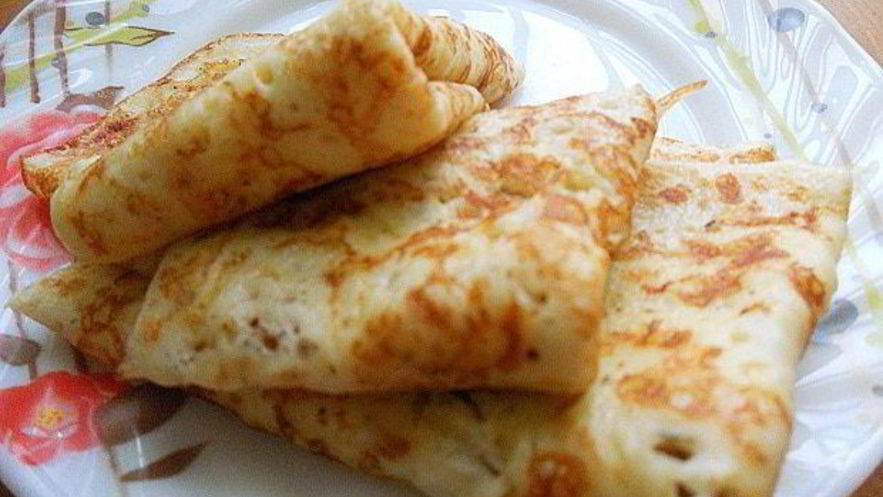 Рецепт сырных блинов